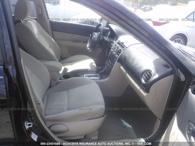 1YVHP80C685M16506 - 2008 MAZDA 6 I Черный фото 5