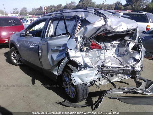 2T3YFREV3GW268525 - 2016 TOYOTA RAV4 LIMITED SILVER photo 3