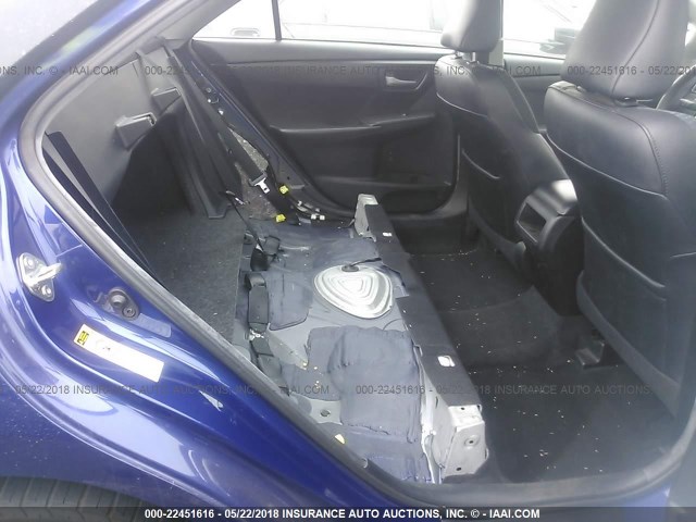 4T1BF1FK7FU888555 - 2015 TOYOTA CAMRY LE/XLE/SE/XSE ლურჯი ფოტო 8