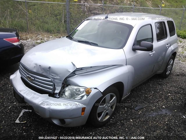 3GNCA13B99S611252 - 2009 CHEVROLET HHR LS SILVER photo 2
