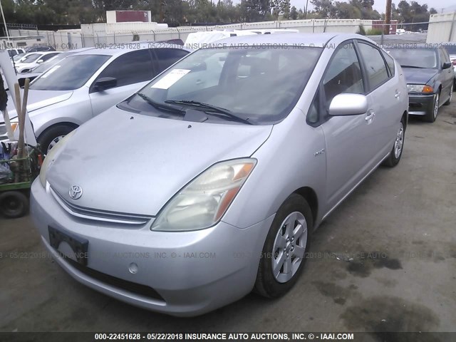 JTDKB20U063134614 - 2006 TOYOTA PRIUS SILVER photo 2