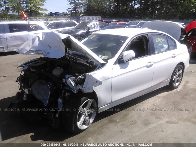 WBA3C3G55FNS75749 - 2015 BMW 320 I/XDRIVE WHITE photo 2
