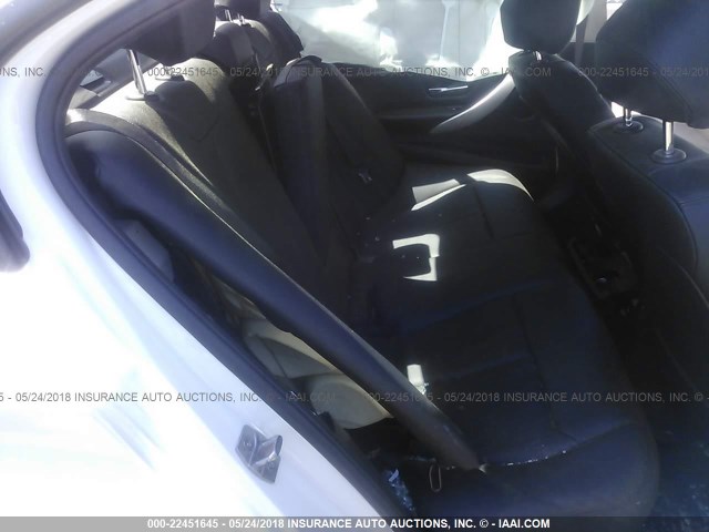 WBA3C3G55FNS75749 - 2015 BMW 320 I/XDRIVE WHITE photo 8