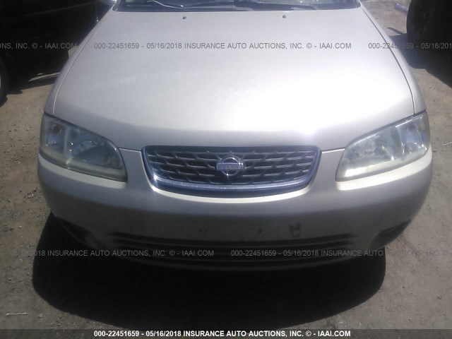 3N1CB51D72L672197 - 2002 NISSAN SENTRA XE/GXE BEIGE photo 6