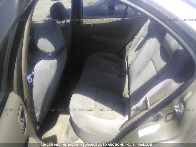 3N1CB51D72L672197 - 2002 NISSAN SENTRA XE/GXE BEIGE photo 8