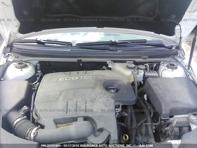 1G1ZG57B49F162739 - 2009 CHEVROLET MALIBU LS თეთრი ფოტო 10