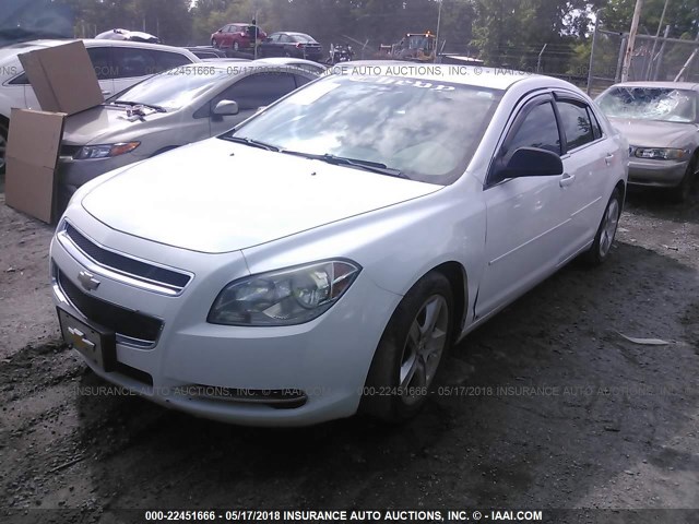 1G1ZG57B49F162739 - 2009 CHEVROLET MALIBU LS თეთრი ფოტო 2