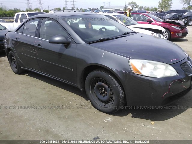 1G2ZF55B464280671 - 2006 PONTIAC G6 SE GRAY photo 1