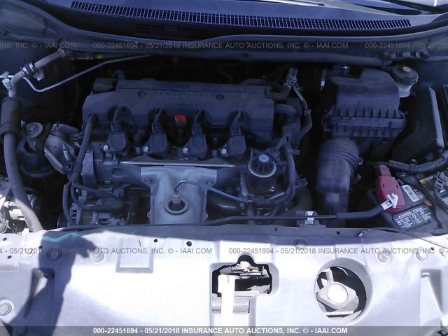 2HGFB2F93DH523019 - 2013 HONDA CIVIC EXL GRAY photo 10