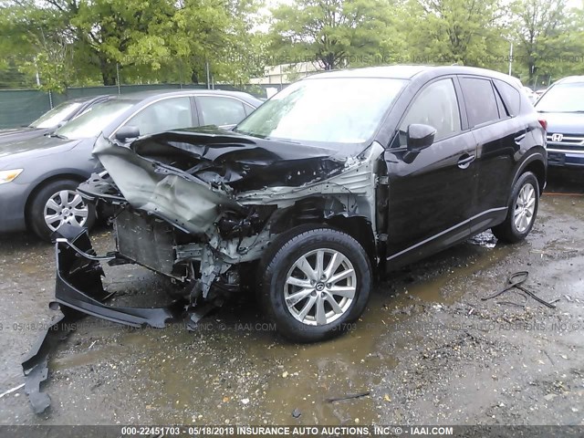 JM3KE4CY4G0701435 - 2016 MAZDA CX-5 TOURING Черный фото 2