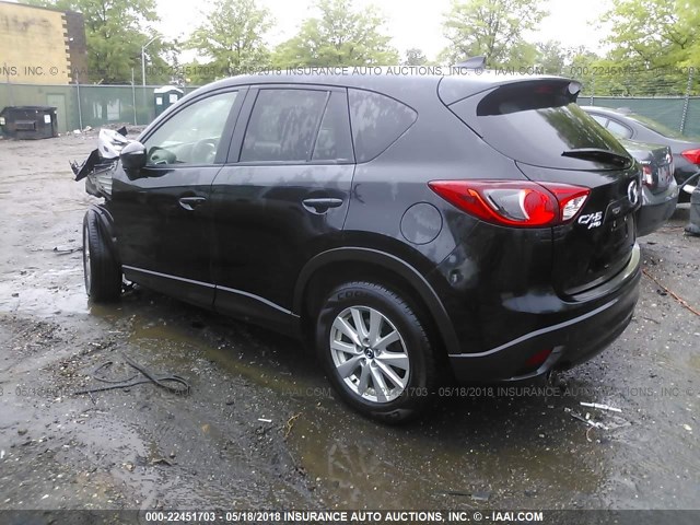 JM3KE4CY4G0701435 - 2016 MAZDA CX-5 TOURING Черный фото 3