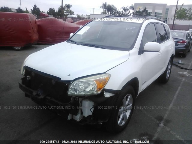 JTMZD31VX85102265 - 2008 TOYOTA RAV4 LIMITED WHITE photo 2