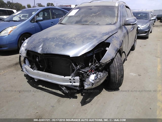 JN1BJ0RP6HM385447 - 2017 INFINITI QX50 GRAY photo 6