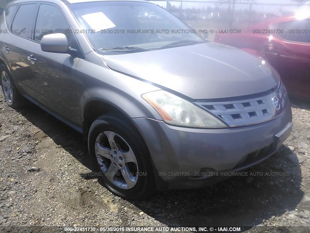 JN8AZ08W73W230272 - 2003 NISSAN MURANO SL/SE TAN photo 1