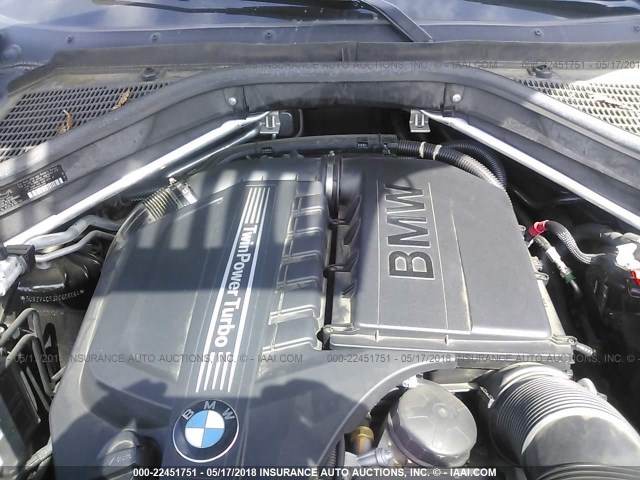 5UXZV4C53D0B06084 - 2013 BMW X5 XDRIVE35I BLACK photo 10