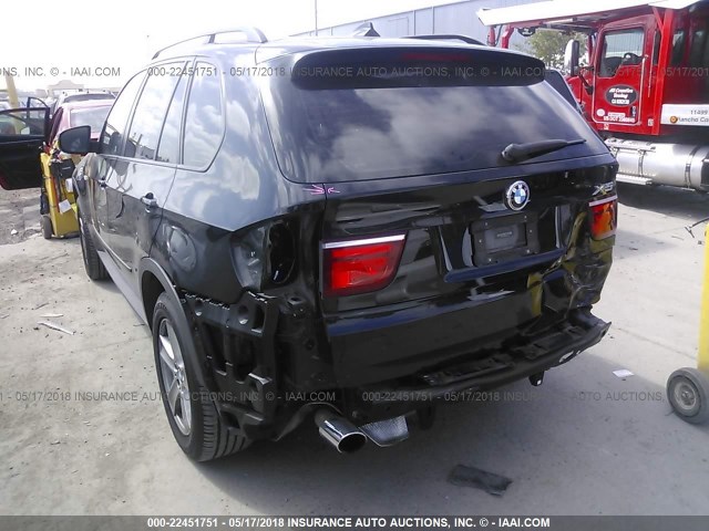 5UXZV4C53D0B06084 - 2013 BMW X5 XDRIVE35I BLACK photo 3