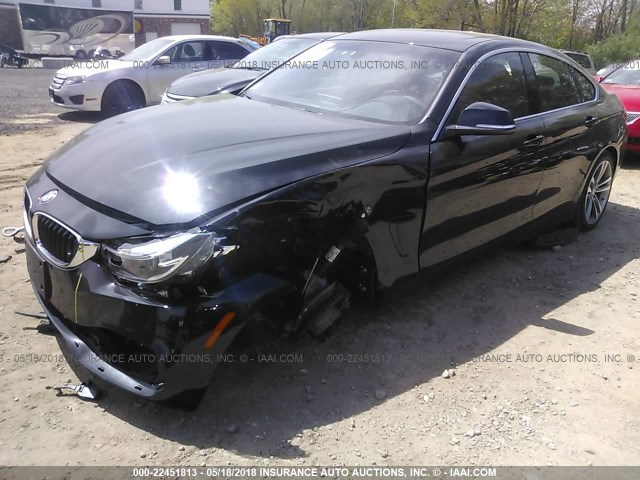 WBA4J3C58JBG96104 - 2018 BMW 430XI GRAN COUPE BLACK photo 6