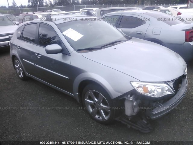 JF1GH63648H829408 - 2008 SUBARU IMPREZA OUTBACK SPORT GRAY photo 1