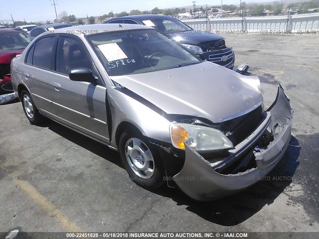 JHMES96623S014246 - 2003 HONDA CIVIC HYBRID GOLD photo 1