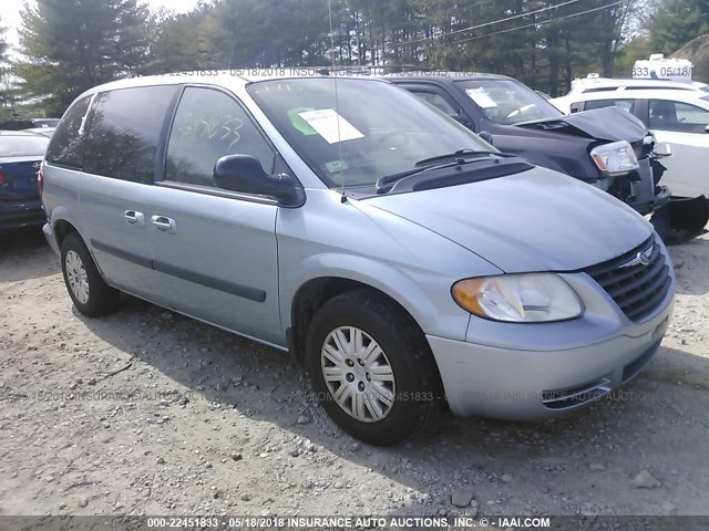 1C4GP45RX5B356668 - 2005 CHRYSLER TOWN & COUNTRY  Light Blue photo 1