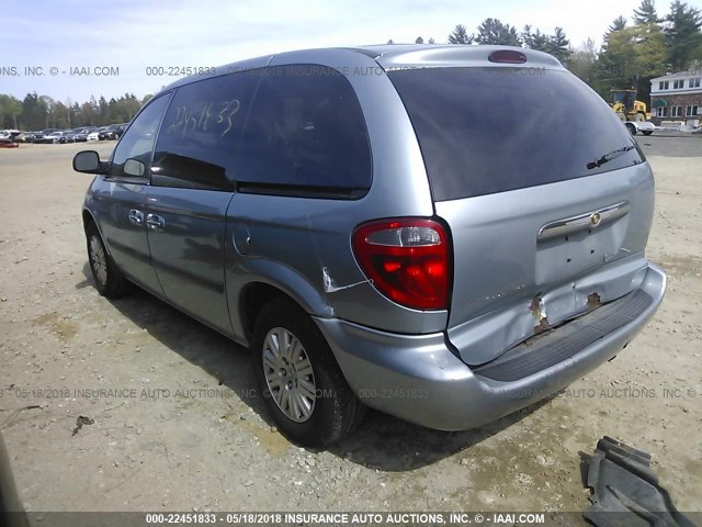 1C4GP45RX5B356668 - 2005 CHRYSLER TOWN & COUNTRY  Light Blue photo 3