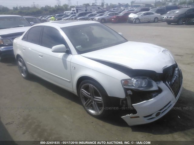 WAUDF78E66A122533 - 2006 AUDI A4 2.0T QUATTRO WHITE photo 1