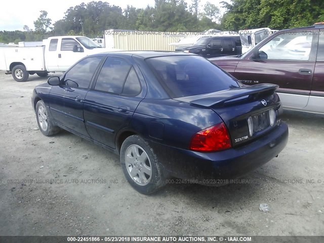 3N1CB51D66L600347 - 2006 NISSAN SENTRA 1.8/1.8S Dark Blue photo 3