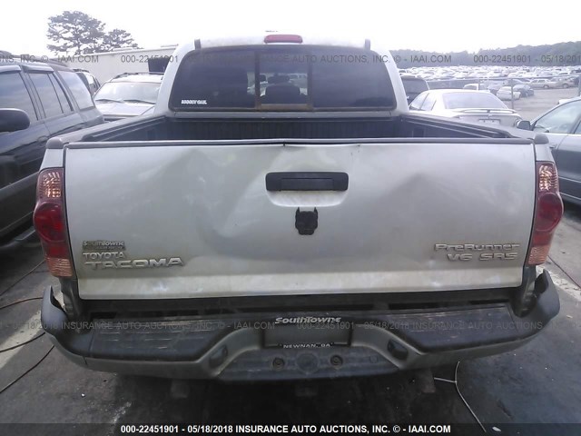 3TMJU62N56M024711 - 2006 TOYOTA TACOMA DOUBLE CAB PRERUNNER SILVER photo 6