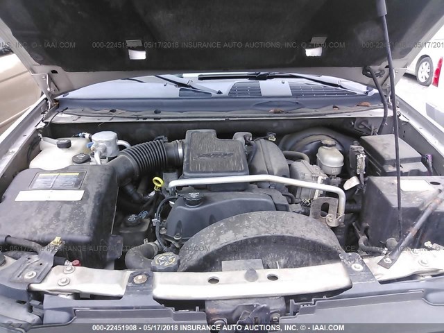 1GNDT13S152341017 - 2005 CHEVROLET TRAILBLAZER LS/LT SILVER photo 10