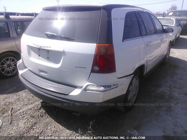 2C8GF68424R637988 - 2004 CHRYSLER PACIFICA WHITE photo 4