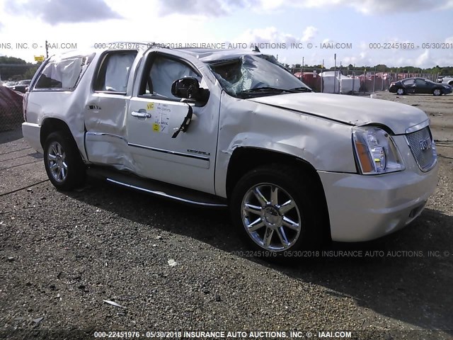 1GKUCMEF8AR192346 - 2010 GMC YUKON XL DENALI WHITE photo 1