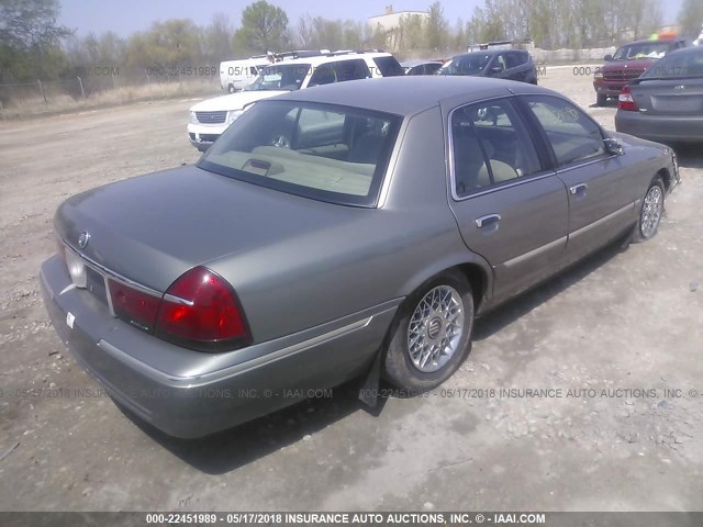 2MEFM74W2YX715315 - 2000 MERCURY GRAND MARQUIS GS GRAY photo 4