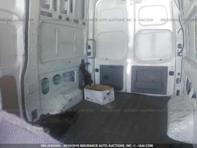 1N6BF0LYXCN109658 - 2012 NISSAN NV 2500 WHITE photo 8