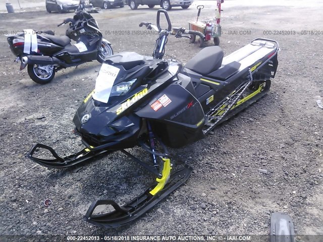 2BPSTDHD2HV001240 - 2017 BOMBARDIER SKIDOO SUMMIT X  BLACK photo 2