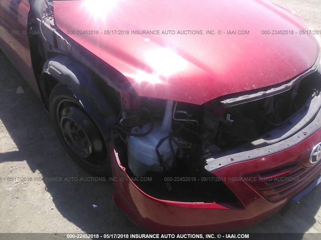4T1BE46K19U332637 - 2009 TOYOTA CAMRY SE/LE/XLE 红色 照片 6