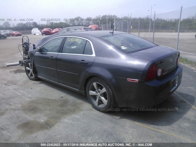 1G1ZC5E14BF285632 - 2011 CHEVROLET MALIBU 1LT GRAY photo 3