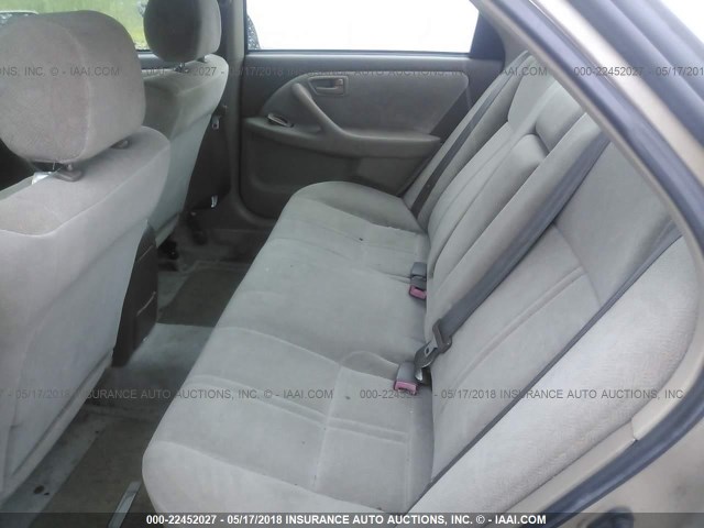 4T1BG22K3XU922016 - 1999 TOYOTA CAMRY CE/LE/XLE BEIGE photo 8