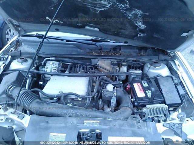 1G1ZT54864F218368 - 2004 CHEVROLET MALIBU LS SILVER photo 10
