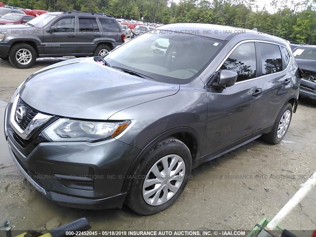 5N1AT2MTXHC739734 - 2017 NISSAN ROGUE S/SL GRAY photo 2