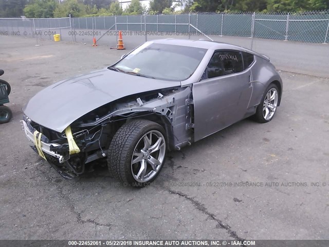 JN1AZ44E39M407181 - 2009 NISSAN 370Z GRAY photo 2