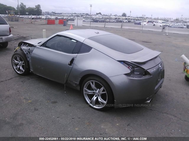 JN1AZ44E39M407181 - 2009 NISSAN 370Z GRAY photo 3