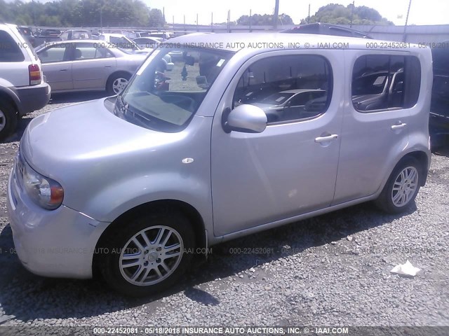 JN8AZ2KR4BT211418 - 2011 NISSAN CUBE S/SL/KROM SILVER photo 2