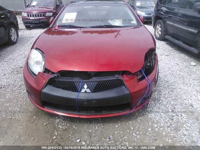 4A31K5DF0BE013098 - 2011 MITSUBISHI ECLIPSE GS SPORT RED photo 6