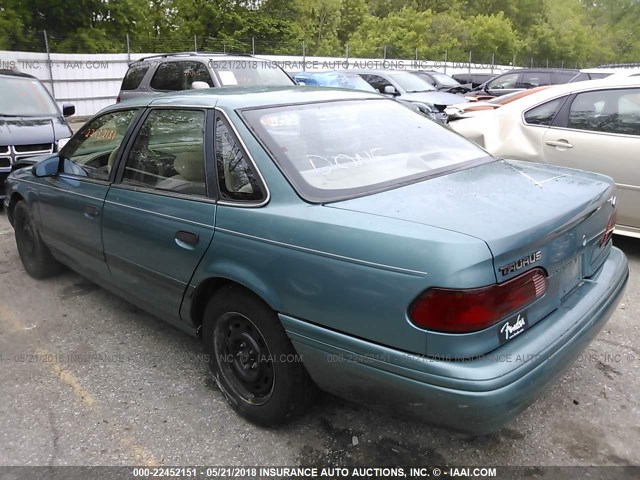 1FACP52U9PG244842 - 1993 FORD TAURUS GL TURQUOISE photo 3