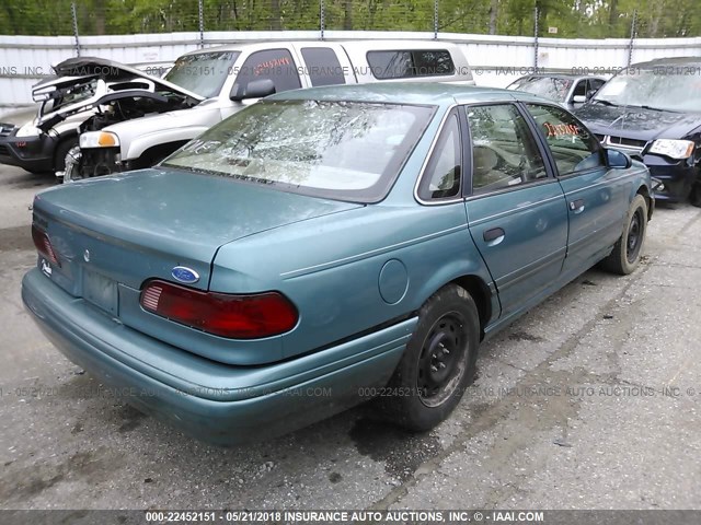 1FACP52U9PG244842 - 1993 FORD TAURUS GL TURQUOISE photo 4