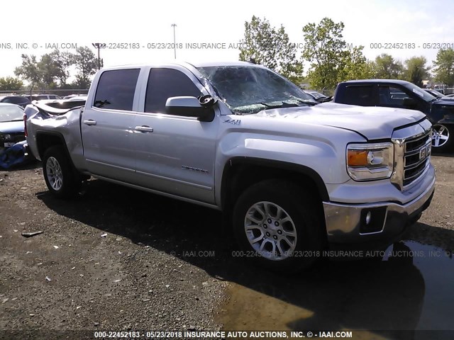 3GTU2UEC4EG108954 - 2014 GMC SIERRA K1500 SLE SILVER photo 1