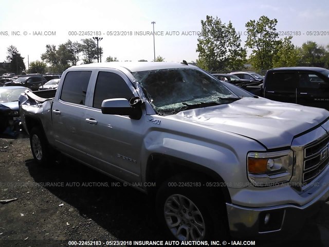 3GTU2UEC4EG108954 - 2014 GMC SIERRA K1500 SLE SILVER photo 6