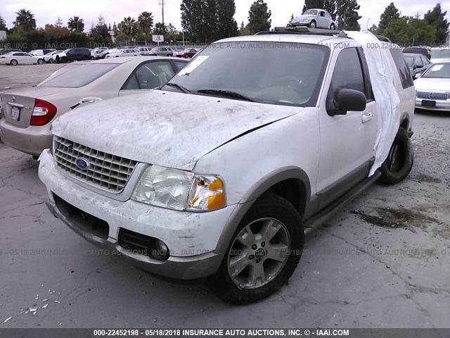 1FMZU64WX3ZB18405 - 2003 FORD EXPLORER EDDIE BAUER WHITE photo 2