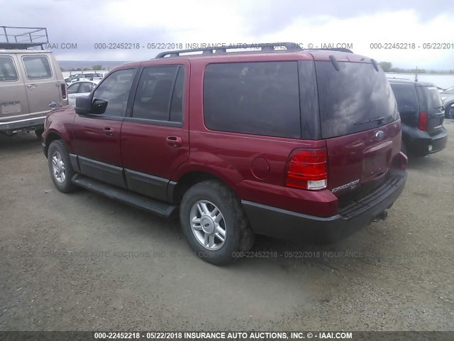 1FMPU16565LA06219 - 2005 FORD EXPEDITION XLT წითელი ფოტო 3