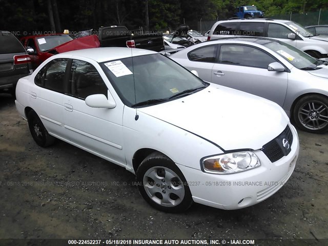 3N1CB51D74L903179 - 2004 NISSAN SENTRA 1.8/1.8S WHITE photo 1